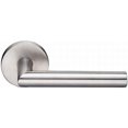 thumbnail image 1 of Emtek Stuttgart Lever Right Hand Passage with Disk Rose, Satin Nickel, 1 of 1