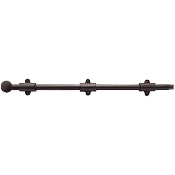 Emtek Surface Bolt 12 finish options and 3 size options (18", Oil Rubbed Bronze US10)