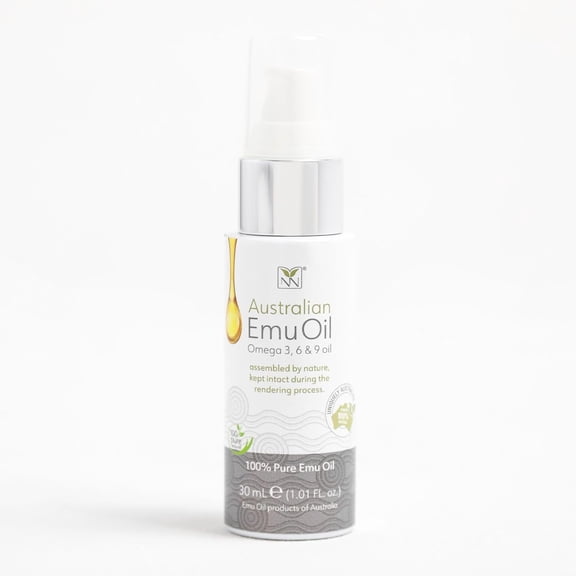 Y-Not Natural Australian Emu Oil Moisturizing Body Oil, Unscented, 30 mL (1 fl oz)