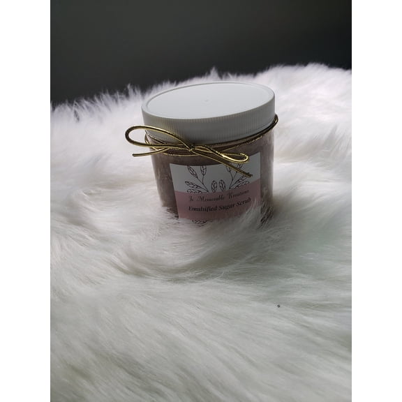 Emulsified Vanilla Cupcake Sugar Scrub