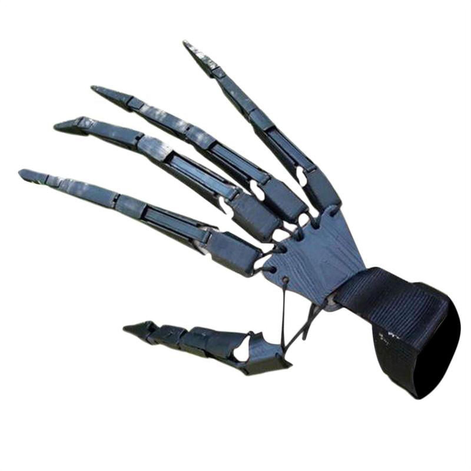 Emulsion Halloween Articulated Finger Gloves Finger Extensions Black
