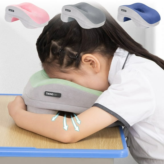 Emulsion Napping Pillow, Office Sleeping Pillow with Ergonomic Arch Support & Breathable Honeycomb Design, Comfortable for Desk Naps, Perfect for Adults at Work, Educational, or Home Use