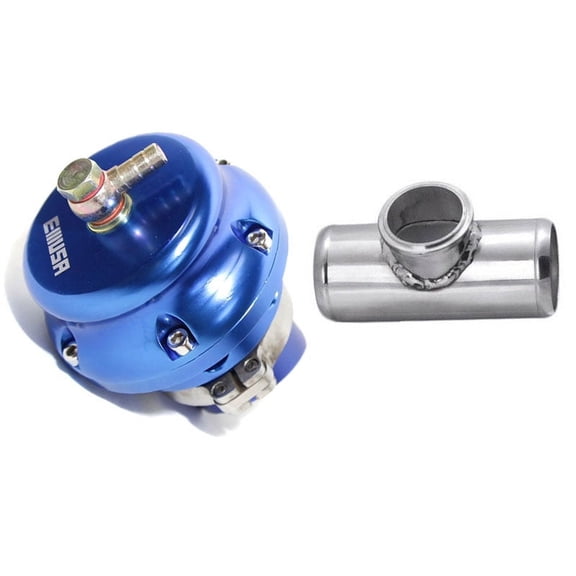 Emusa Universal Blow Off Valve 50MM V Band Blue & 4" Adapter Emusa Universal Blow Off Valve 50MM V Band Blue & 4" Adapter
