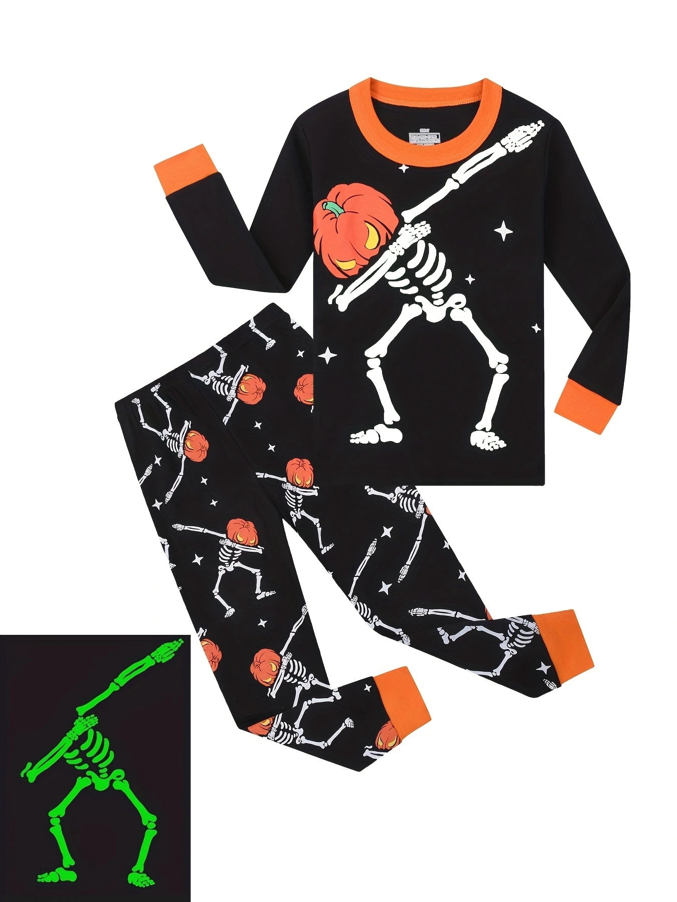 Emy Dola Halloween Little Boy Girl Glow in the Dark