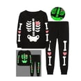 thumbnail image 1 of Emy Dola Kids Pajamas for Girl Boys Skeleton Glow-in-The-Dark Cotton Sleepwear Toddler Halloween PJs Outfit 2 Pieces Set, 1 of 9