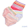 thumbnail image 1 of Emy Dola Little Girls Soft Underwear Toddler Kids Breathable Comfort Panties Teens Girl Briefs Pack of 12, 1 of 9