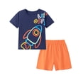 thumbnail image 1 of Emy Dola Toddler Baby Boy Summer Clothes Cute Graphic T Shirt Elastic Waist Pockets Shorts Set 2 Piece Short Sleeve Outfit, 1 of 7