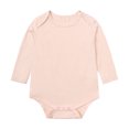 thumbnail image 1 of Emy Dola Unisex Baby Long Sleeve Onsies Solid Baby Bodysuit Romper for 0-24 Months Boys Girls Jumpsuit, 1 of 4