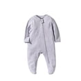 thumbnail image 1 of Emy Dola Unisex Baby One Piece Romper Soft Cotton Zipper Footed Jumpsuit for 0-12 Month Infant Boy Girls Bodysuit With Mitten Cuff, 1 of 7