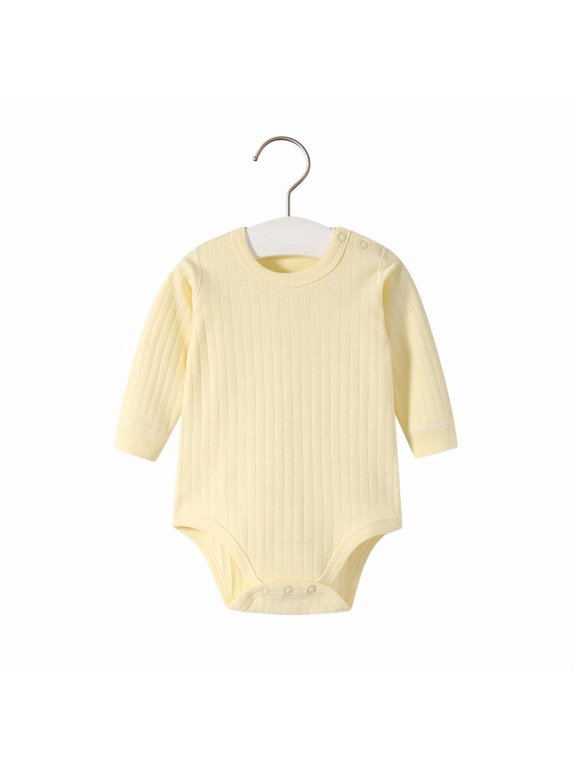 Unisex Baby Short Sleeve Onesies Newborn Boy Girls Solid Bodysuit Infant Spring Summer Romper Clothes 0-24M