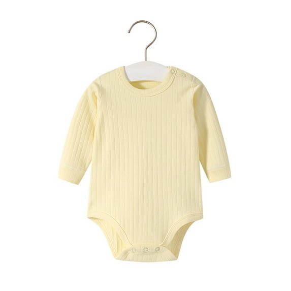 Emy Dola Unisex Baby Short Sleeve Onesies Newborn Boy Girls Solid Bodysuit Infant Spring Summer Romper Clothes 0-24M