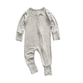 thumbnail image 1 of Emy Dola Viscose from Bamboo Baby Pajamas Boys Mittens Cuff 2 Way Zipper Soft Footless Sleeper Baby Boy One-Piece Romper, 1 of 7