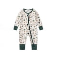thumbnail image 1 of Emy Dola Viscose from Bamboo Baby Pajamas Girls Mittens Cuff 3 Way Zipper Soft Footless Sleeper Baby Boy One-Piece Romper, 1 of 6