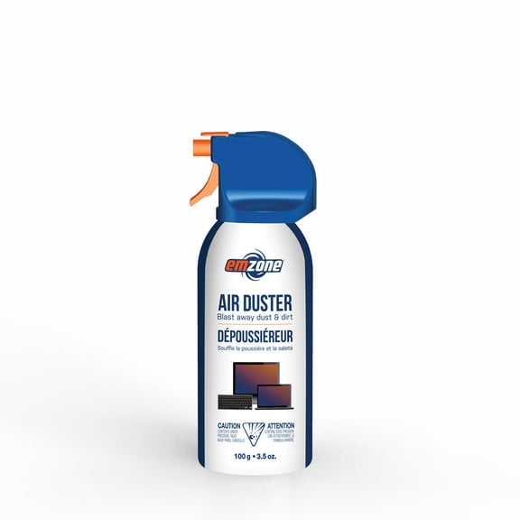 Emzone - Air Duster Mini 3.5oz Aerosol Can Multi Use Tech Compressed Air Cleaner (47035)