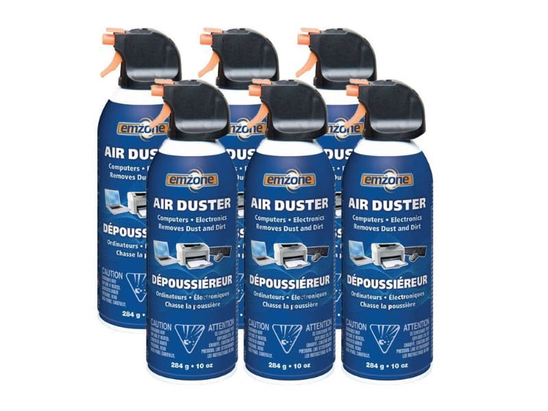 Emzone Compressed Air Duster 284g (10Oz) -6 pack