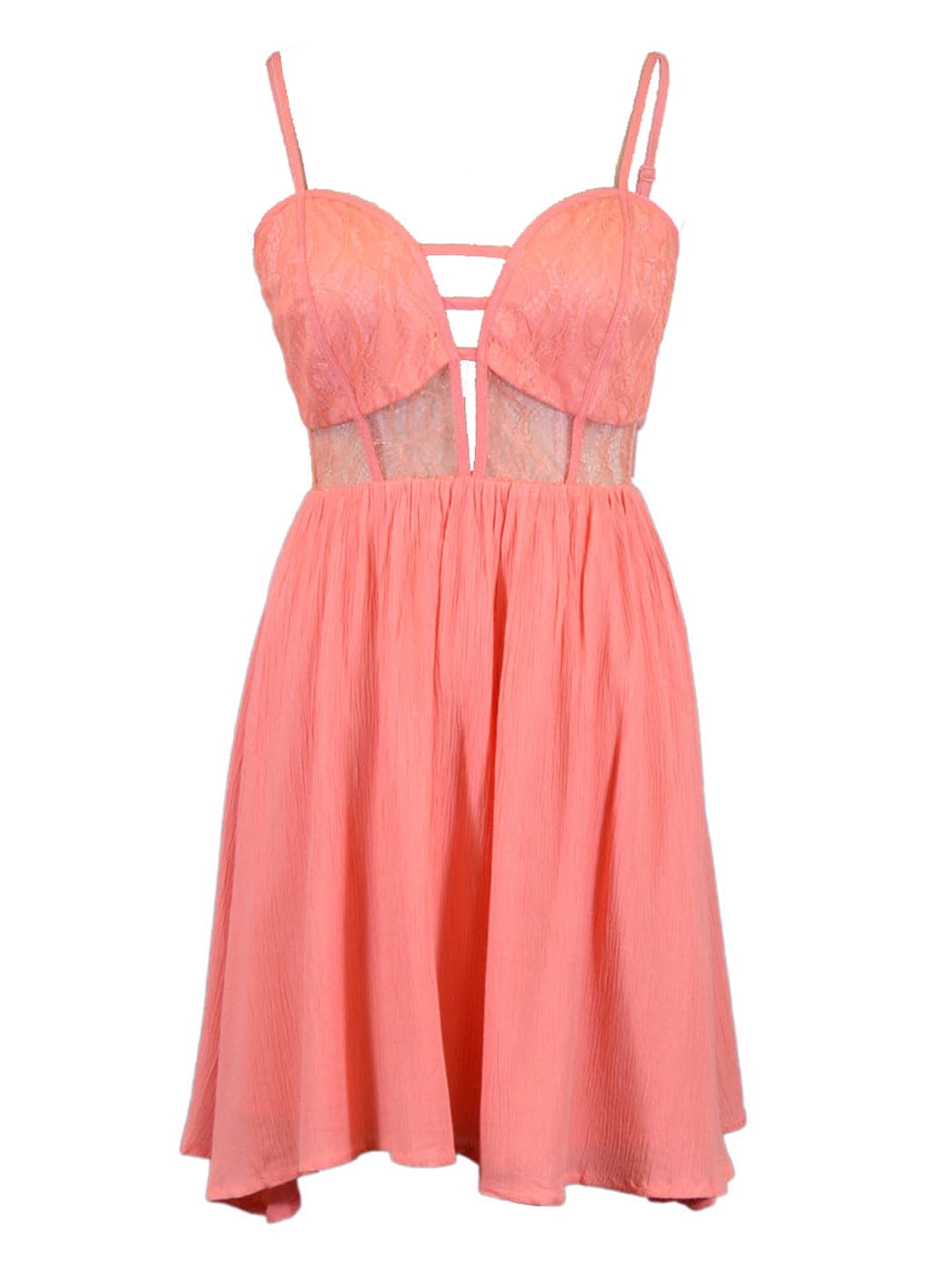 strapless open back dress Sandy Pink Dress– Teuta Matoshi main image 1