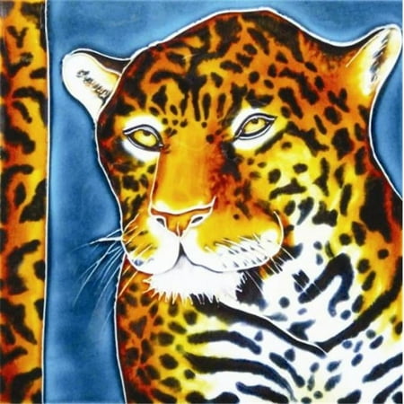 En Vogue B-154 Leopard - Decorative Ceramic Art Tile - 8 in. x 8 in.