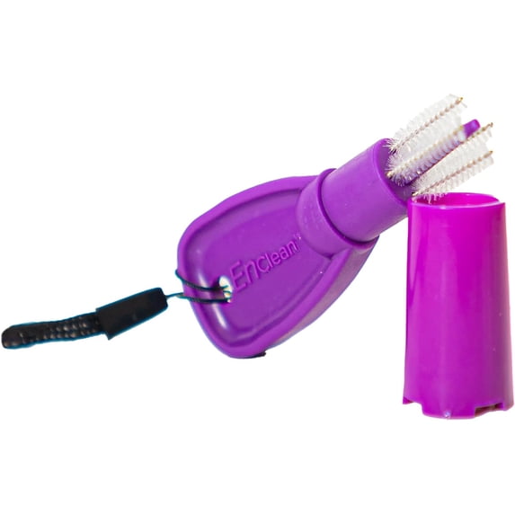 EnClean ENFit Cleaning Brush for Feeding Tube Connectors and Extension Sets, Reusable, 1 Ct