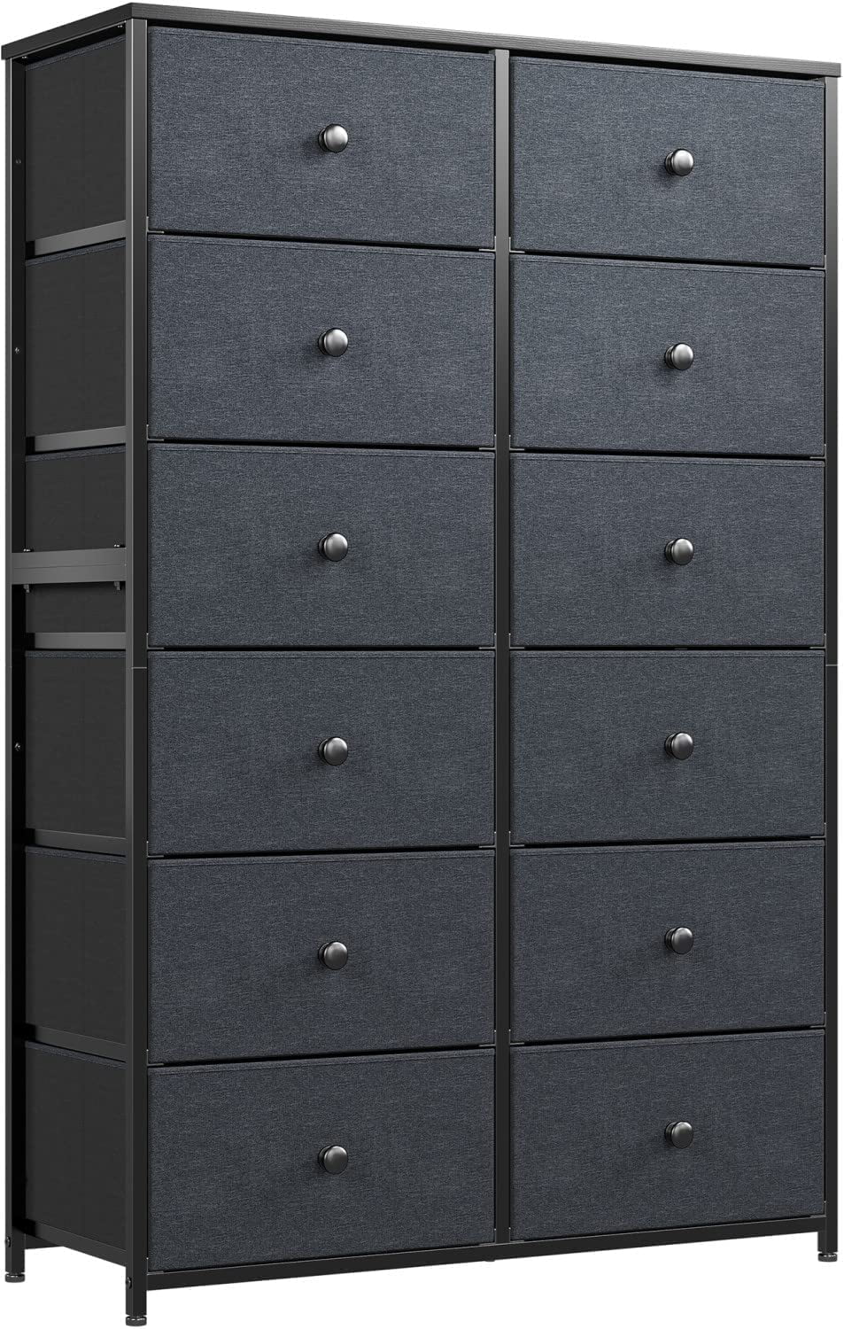 EnHomee 12 Drawer Dresser Tall Dressers for Bedroom Large Fabric