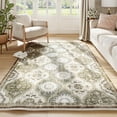 thumbnail image 1 of EnHomee Area Rugs for Living Room 3x5 Area Rugs Machine Washable Area Rugs Vintage Boho Indoor Area Rugs for Bedroom,Green, 1 of 9