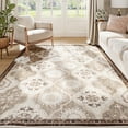 thumbnail image 1 of EnHomee Area Rugs for Living Room 4x6 Area Rugs Machine Washable Area Rugs Vintage Boho Indoor Area Rugs for Bedroom,Khaki, 1 of 9