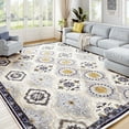 thumbnail image 1 of EnHomee Area Rugs for Living Room 5x7 Area Rugs Machine Washable Area Rugs Vintage Boho Indoor Area Rugs for Bedroom,Blue, 1 of 10