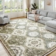 thumbnail image 1 of EnHomee Area Rugs for Living Room 5x7 Area Rugs Machine Washable Area Rugs Vintage Boho Indoor Area Rugs for Bedroom,Green, 1 of 8