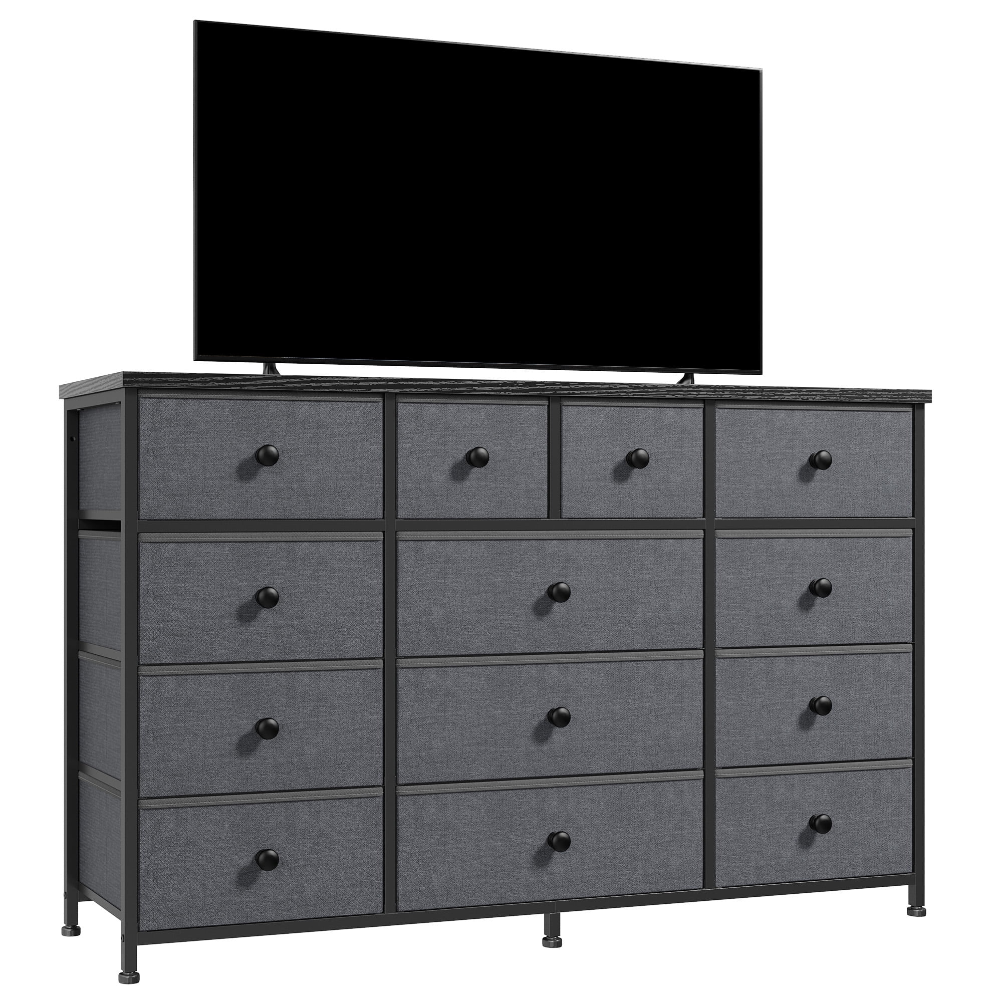 EnHomee Dressers for Bedroom 13 Drawer Dresser TV Stand for 55"TV