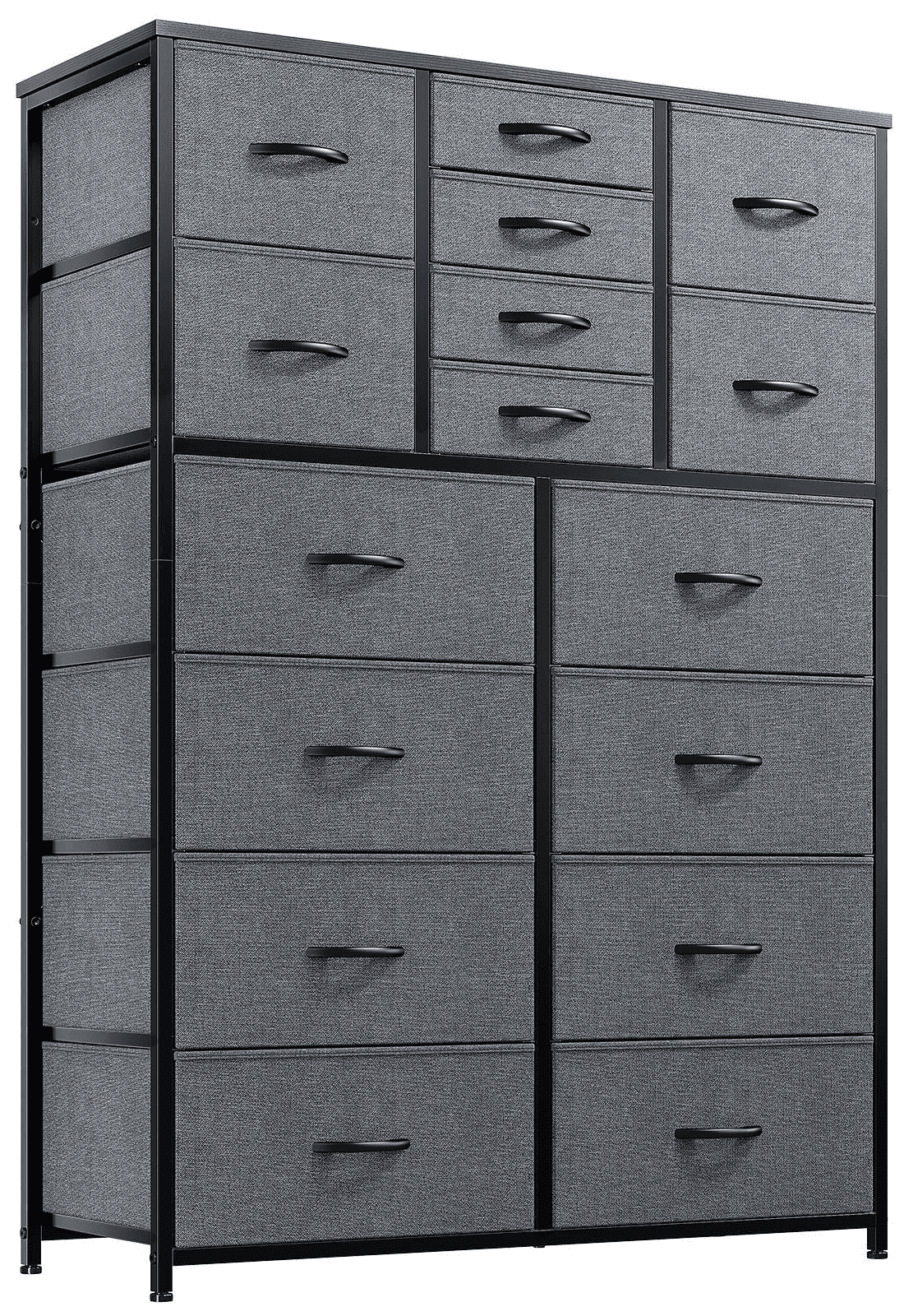 Free Shipping! EnHomee Tall Dresser for Bedroom Furniture Dresser with 16 Drawers Fabric Large ...