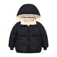 thumbnail image 1 of EnJoCho 1-6T Baby Girl Boy Winter Fleec𝖾 Coats Toddler Warm Puffer Jackets Kids Down Alternative Outerwear Coat Jacket Thermal Insulated Parka, 1 of 8