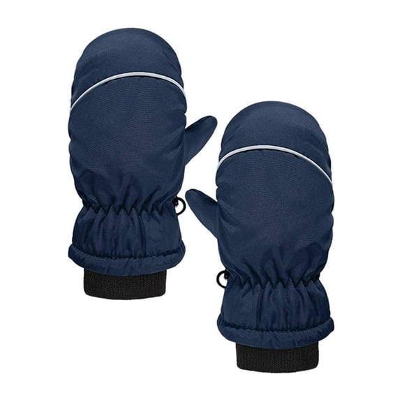 EnJoCho 1 Pairs Boys' And Girls' Winter Sports Gloves Toddler Ski Mittens Snowsuit Gloves For Children Toddler Kids Baby Boys Girls Ski Gloves Waterproof Warm Snow Mittens