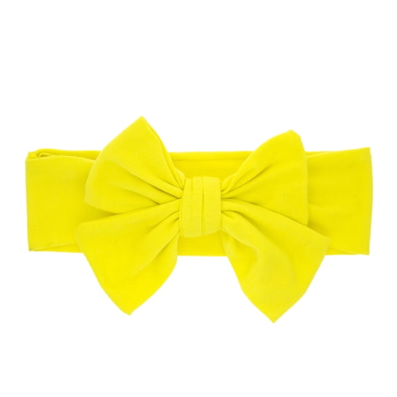 EnJoCho 1PC Baby Boy Girl Solid Bowknot Headwear Beanie Turban Hat Accessories Baby Kids Comfort Headband Babies Gifts
