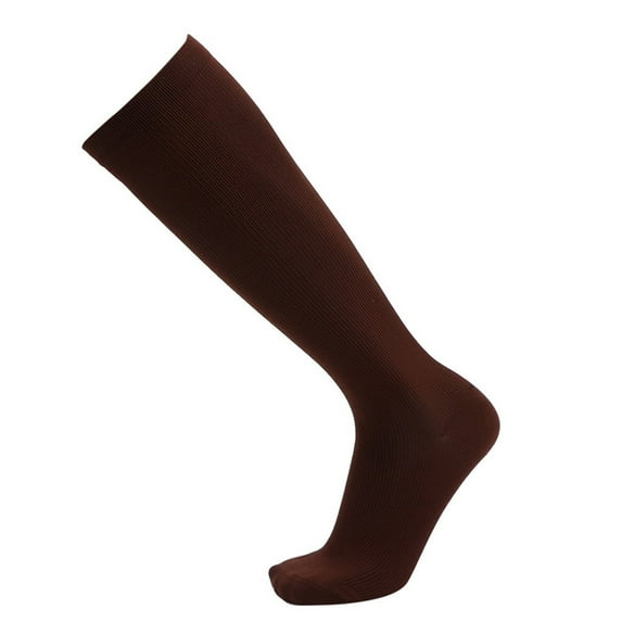 EnJoCho 1Pair Premium Compression Sleeves For Athletes Flexible Leg Support Sleeves For Hikers Unisex Compression Long Socks Women Men Pure Color Leg Socks