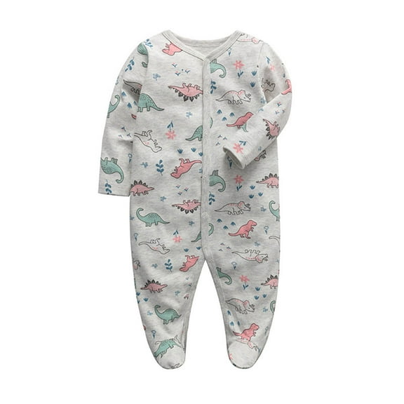 EnJoCho 2024 Clothing for Baby Baby Girls Boys Soft Cute Cartoon Footies Romper Jumpsuit Outfits Toddler Boys Trendy Clothing Casual Bodysuit