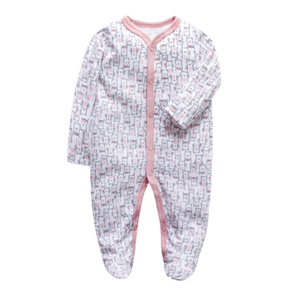 EnJoCho 2024 Clothing for Baby Baby Girls Boys Soft Cute Cartoon Footies Romper Jumpsuit Outfits Toddler Boys Trendy Clothing Casual Bodysuit