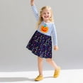 thumbnail image 1 of EnJoCho 2025 Girls Halloween Pumpkin Tutu Dress with Headband - Cute Long Sleeve Par𝗍y Outfit for Toddler Kids, European American Style Fall Dress Up Dress, 1 of 9