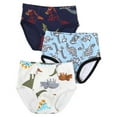 thumbnail image 1 of EnJoCho 3PCS Boys Cotton Underwear Ultra Soft Triangle Cut Stretchable Waistband Playful Cartoon Prints for Active Toddlers 2-8 Years, 1 of 4