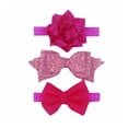 thumbnail image 1 of EnJoCho 3Pcs Kids Floral Headband Girls Baby Elastic Bowknot Accessories Hairband Set Toddler Kids Casual Fashion Headwear, 1 of 3