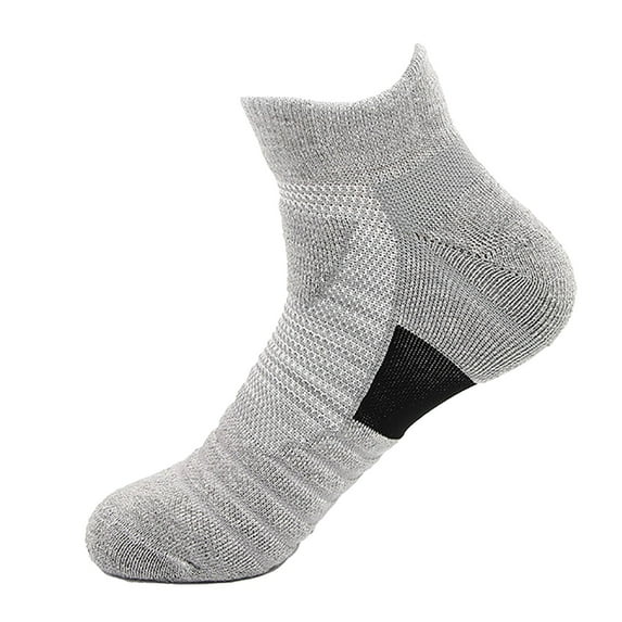 EnJoCho Athletic Leisure Low-Cut Socks For Men, Mens Maximum Cushion Socks Solid Color Thickening & Running Socks Casual Men'S Ankle Socks Comfortable Men'S Short Socks