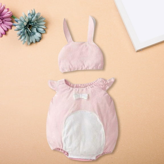 EnJoCho Baby Animal Jumpsuit 2-Piece Set, Spring Autumn Play Climbing Clothes with Hat, Halloween Jumpsuit for Toddlers, Soft Cotton Romper for Boys Girls