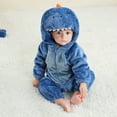 thumbnail image 1 of EnJoCho Baby Animal Jumpsuit Winter Hooded Romper Flannel Jumpsuit Cozy Cartoon Toddler Outfit Warm Autumn Clothes for Baby Unisex Kids, 1 of 4