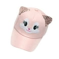 thumbnail image 1 of EnJoCho Baby Boy Girls Hats Soft Bunny Cartoon Sunhat Eaves Baseball Cap Sun Hat Beret Child Cute Casual Outing Hats, 1 of 3