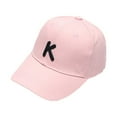 thumbnail image 1 of EnJoCho Baby Boy Girls Solid Hat Soft Cotton Letter Pattern Sunhat Eaves Toddler Kids Casual Baseball Cap Sun Hat Beret, 1 of 3