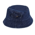 thumbnail image 1 of EnJoCho Baby Boys Girls Fashion Denim Protection Cap Hat Fisherman's Hat Cute Beach Sunhat Casual Outdoor Caps, 1 of 4