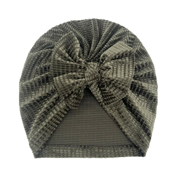 EnJoCho Baby Boys Girls Solid Cap Beanie Bowknot Elastics Turban Hat Toddler Kids Cute Fashion Home Outing Cute Clothes Accessories