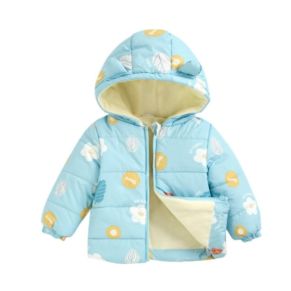 EnJoCho Baby Boys Girls Winter Puffer Down Jacket Lightweight Hooded Coat Outerwear Windproof Insulated Warm Parka Snowsuit Style Outdoor