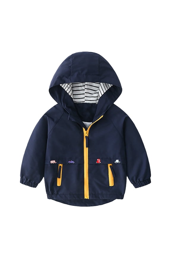Baby Boys Small Children Spring Jacket Rushing Jacket Outerwear Tops Lightweight Windbreaker Coat Casual Boys Clothes Jacket
