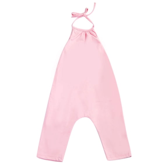 EnJoCho Baby Clothing Toddler Girls Baby Kids Jumpsuit 1 Piece Harem Pants Strap Romper Outfits Toddler Kids Trendy Cute Romper Clothing