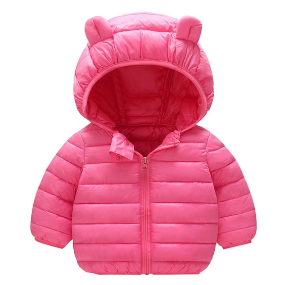 EnJoCho Baby Fashion Slop Kids Coat Girls Outdoor Baby Boys Thick Windproof Warm Jacket Toddler Hooded Boys Coat&jacket Kids Trendy Wear 18-24 Months
