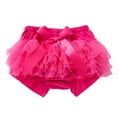 thumbnail image 1 of EnJoCho Clearance Baby Girls Lace Shorts Toddler Girl Boys Cute Bow Tie Solid Spring Summer Shorts PP Pants Bloomers Triangle Shorts Covers Clothes Comfortable Fashionable Child Pants Shorts PJS, 1 of 3